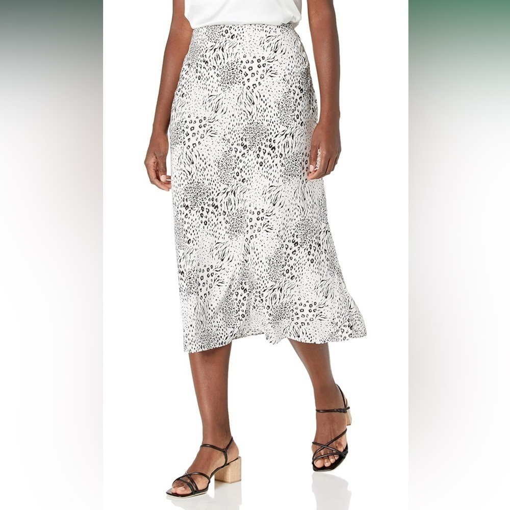 Joie Animal Print Black and White Brystal Bias Cut Small Size 4